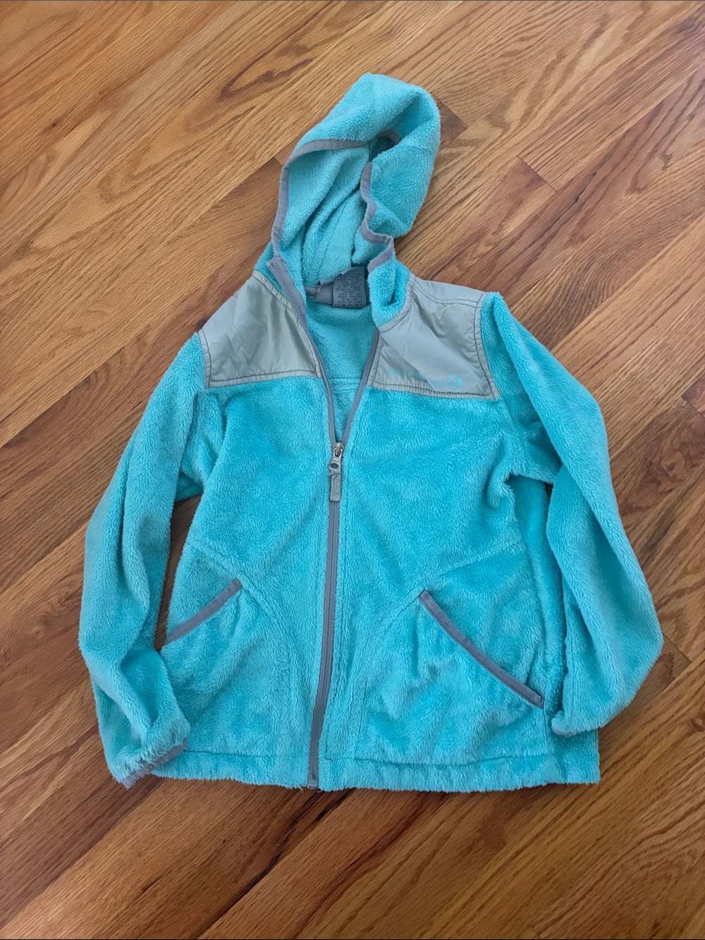 Mossimo Supply Co. Turquoise Kids Hooded Fleece Jacket